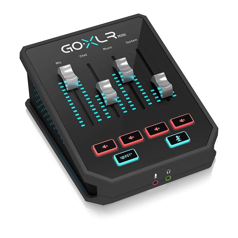GoXLR Mini Mixer Helicon Gaming - Mesa Compacta e Interface USB